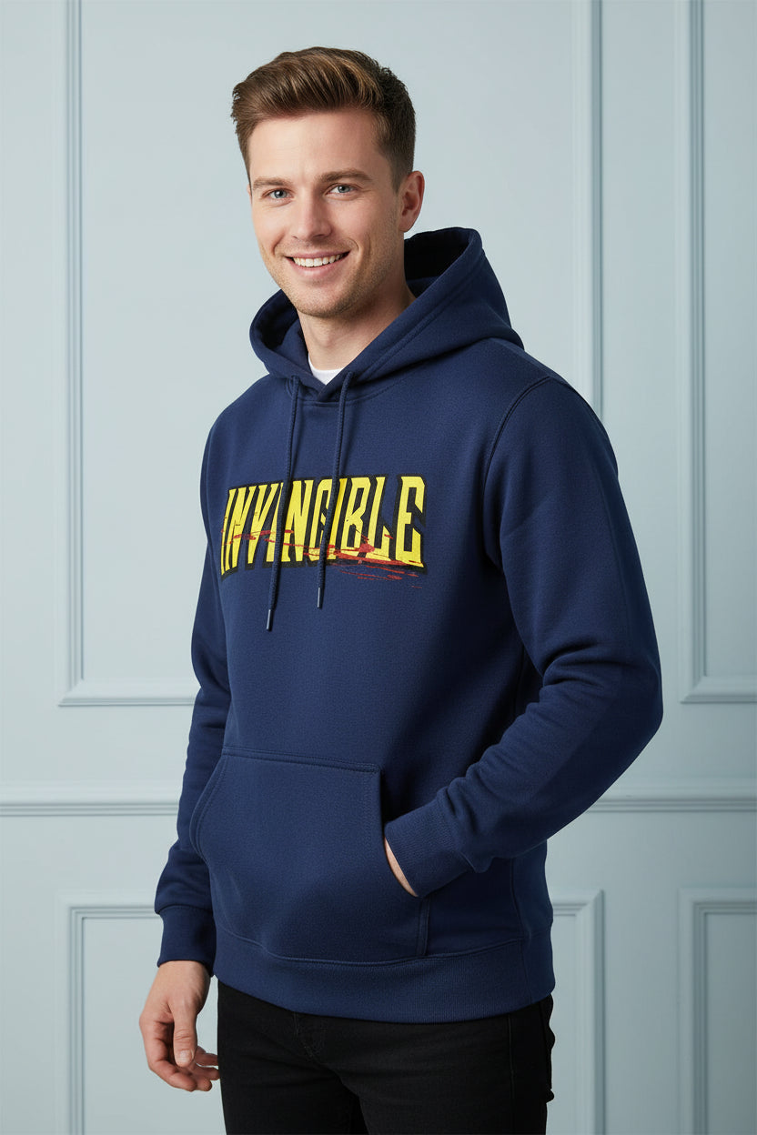 Invincible Mark Superhero Printed Hoodie
