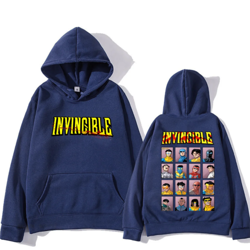 Invincible Mark Superhero Printed Hoodie