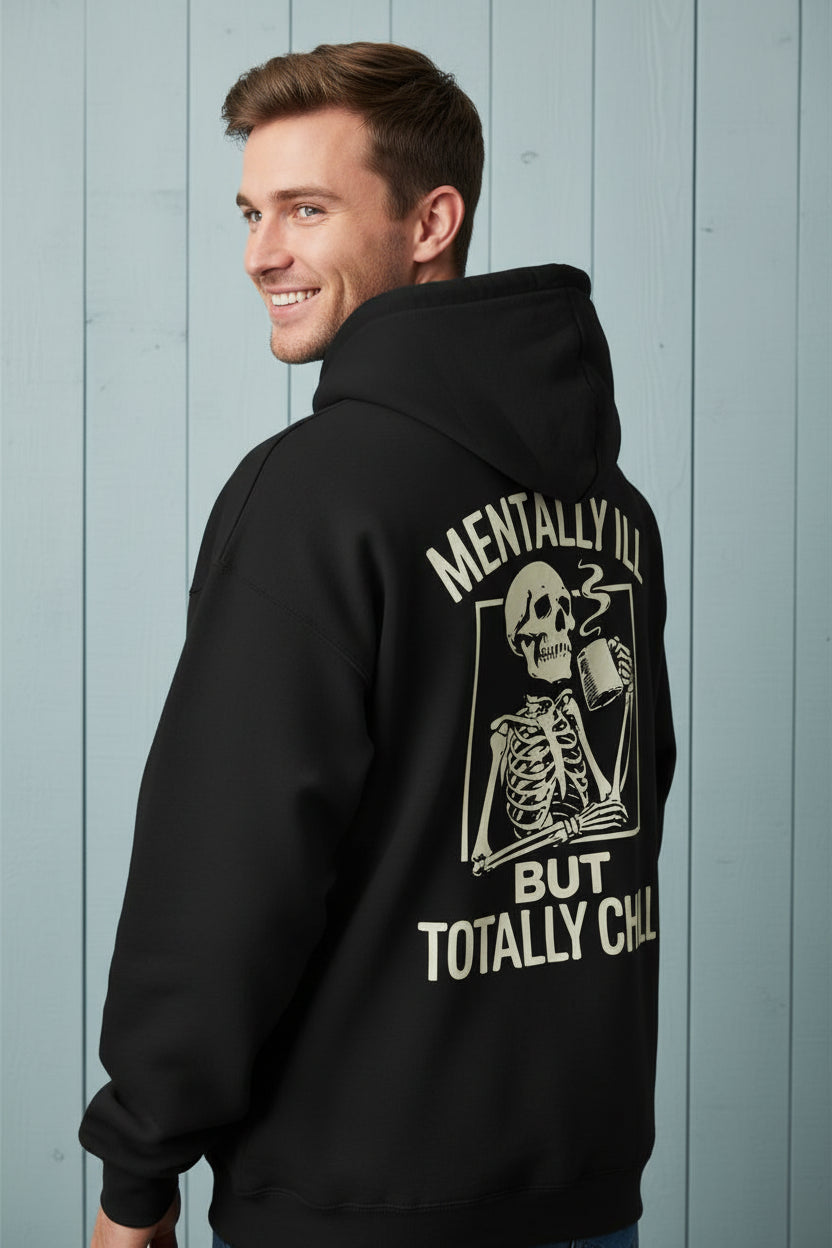 Men Lightweight Loose Pullover Hoodie