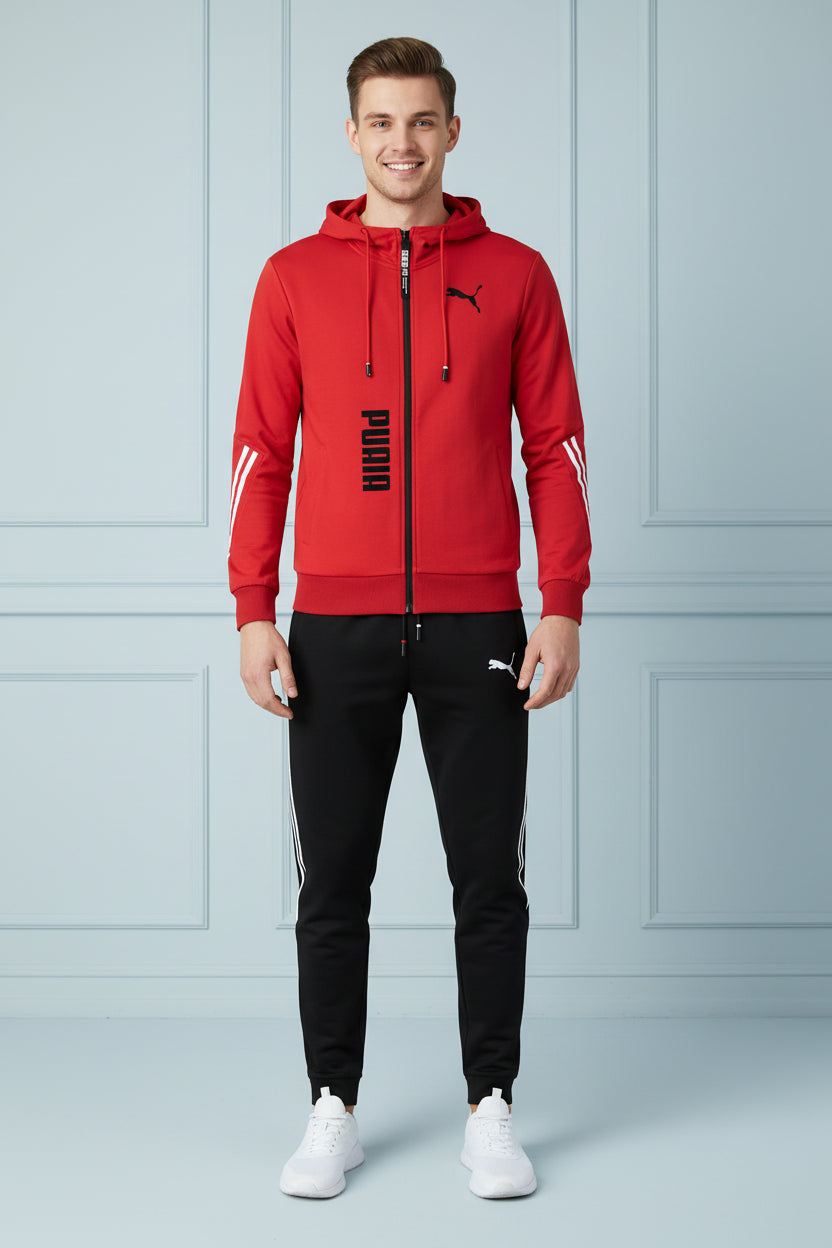 Men Hoodie Joggers Tracksuit Set