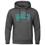 1898 Brooklyn New York Printed Men's Hoodie