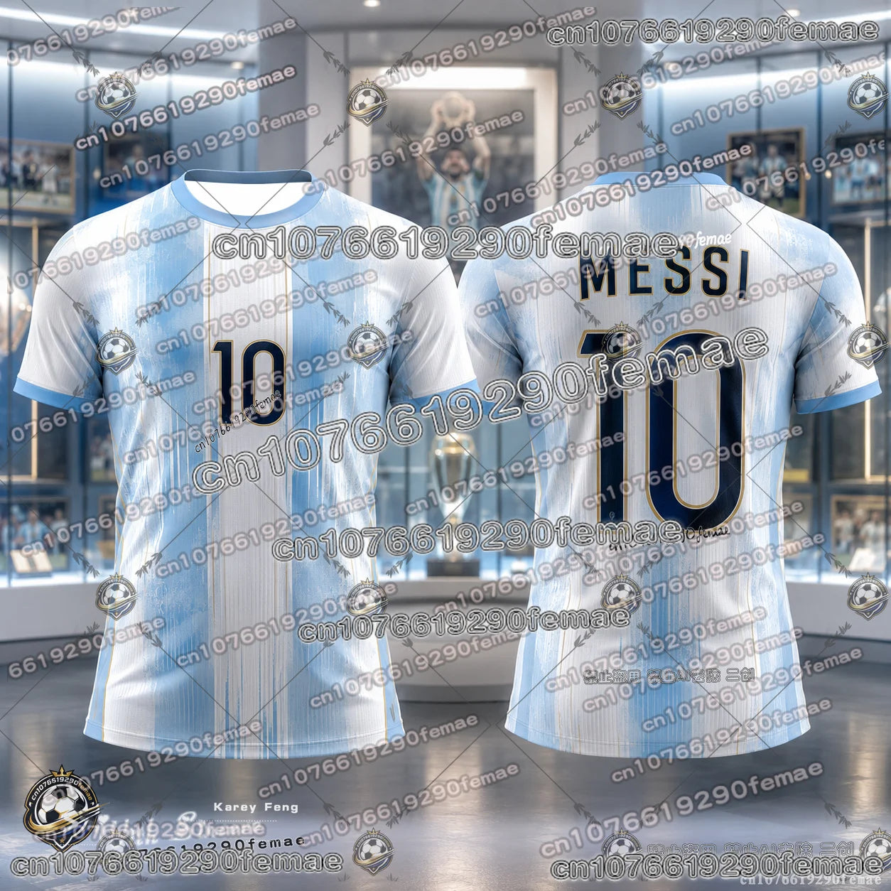 2026 Messi Football Fans Commemorative Jersey Quick Dry Breathable