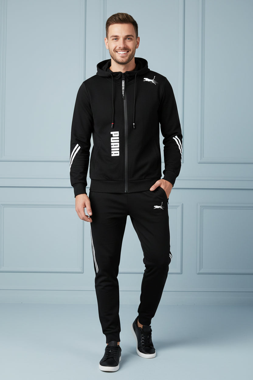 Men Hoodie Joggers Tracksuit Set