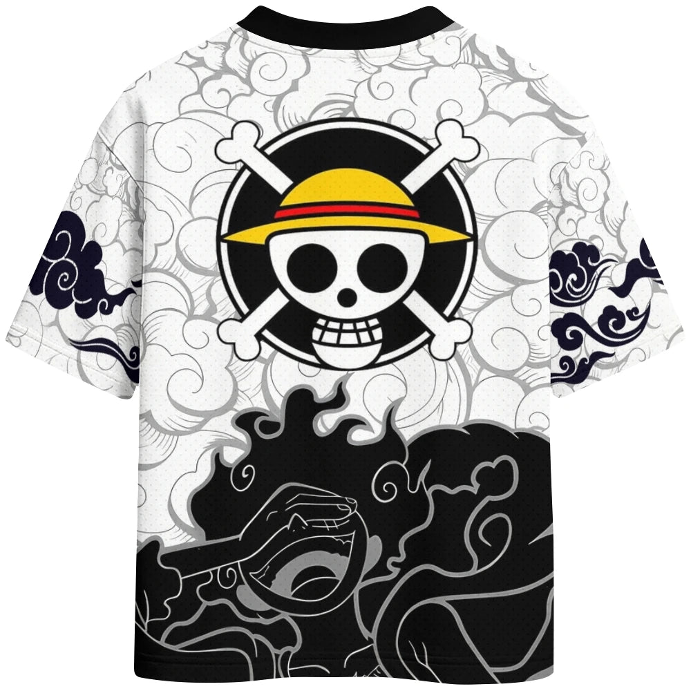 One Piece Luffy Zoro Japanese Anime Football Sports Jersey  Kids