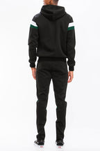 Chevron Track Set Co Ord 2 Pc Track Jacket and Pant Set