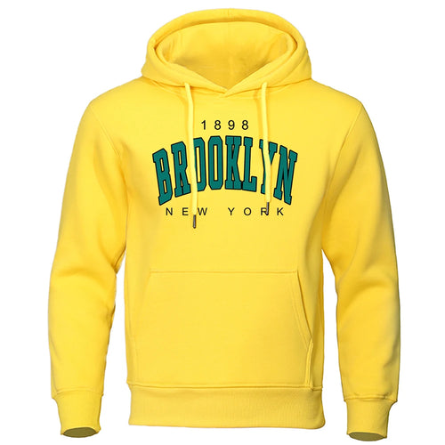 1898 Brooklyn New York Printed Men's Hoodie