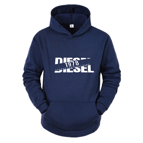 2025 Autumn/Winter Casual Printed Hoodie Classic Style Fashion Men's