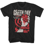 Men Green Day American Idiot T-shirt