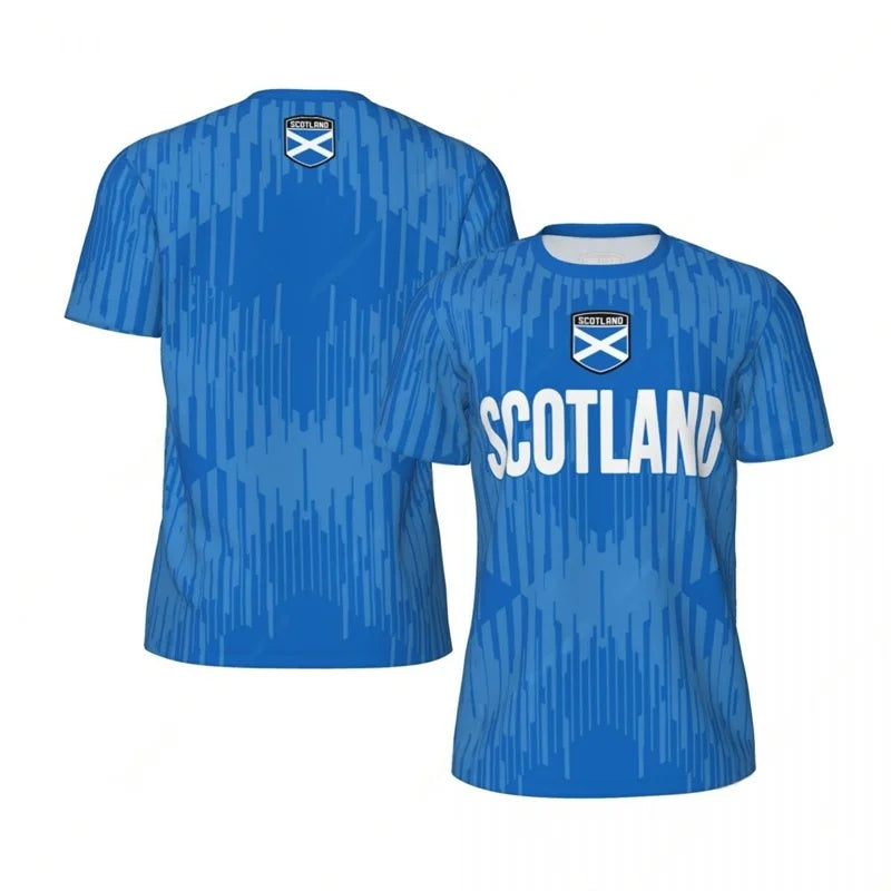 Men Scotland 3D Football Jersey