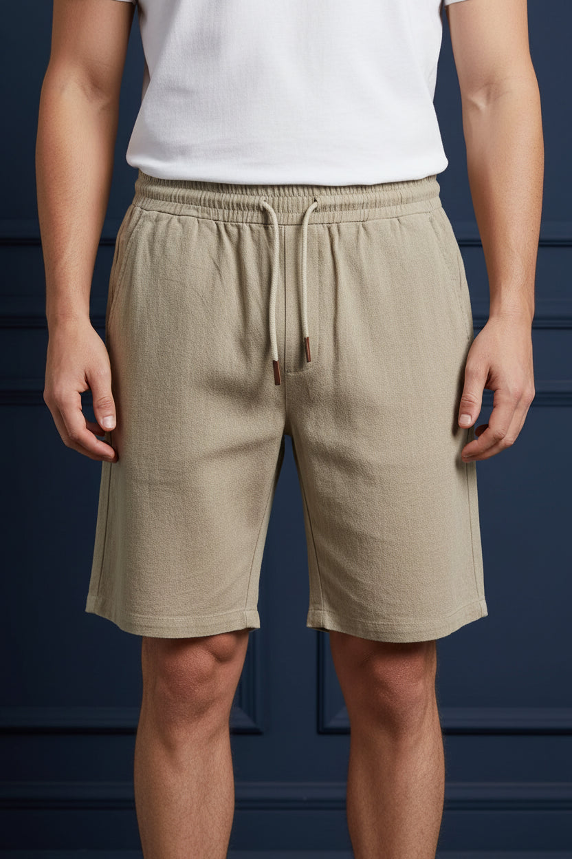 Men Linen Casual Shorts