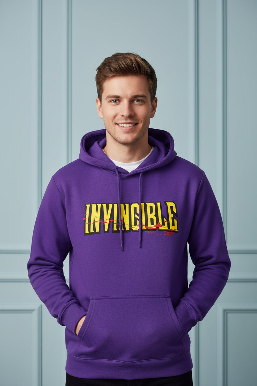 Invincible Mark Superhero Printed Hoodie
