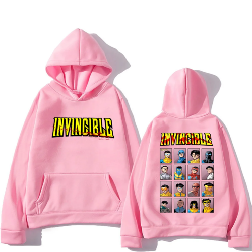 Invincible Mark Superhero Printed Hoodie