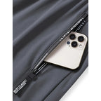 Men's Fitness Pants Zippered Pockets Stretch Sports Pants Running