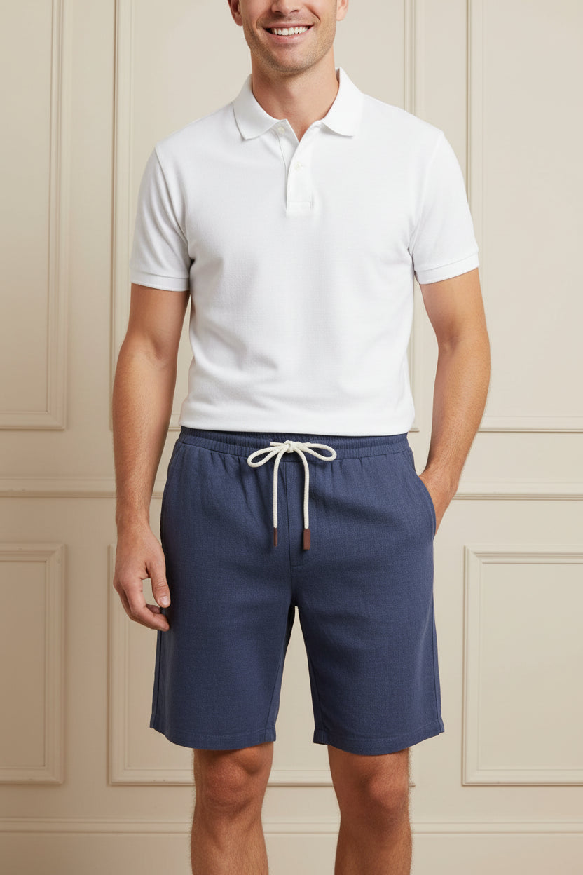 Men Linen Casual Shorts
