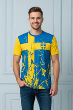 Sweden 3D Printed Football Jersey for Men