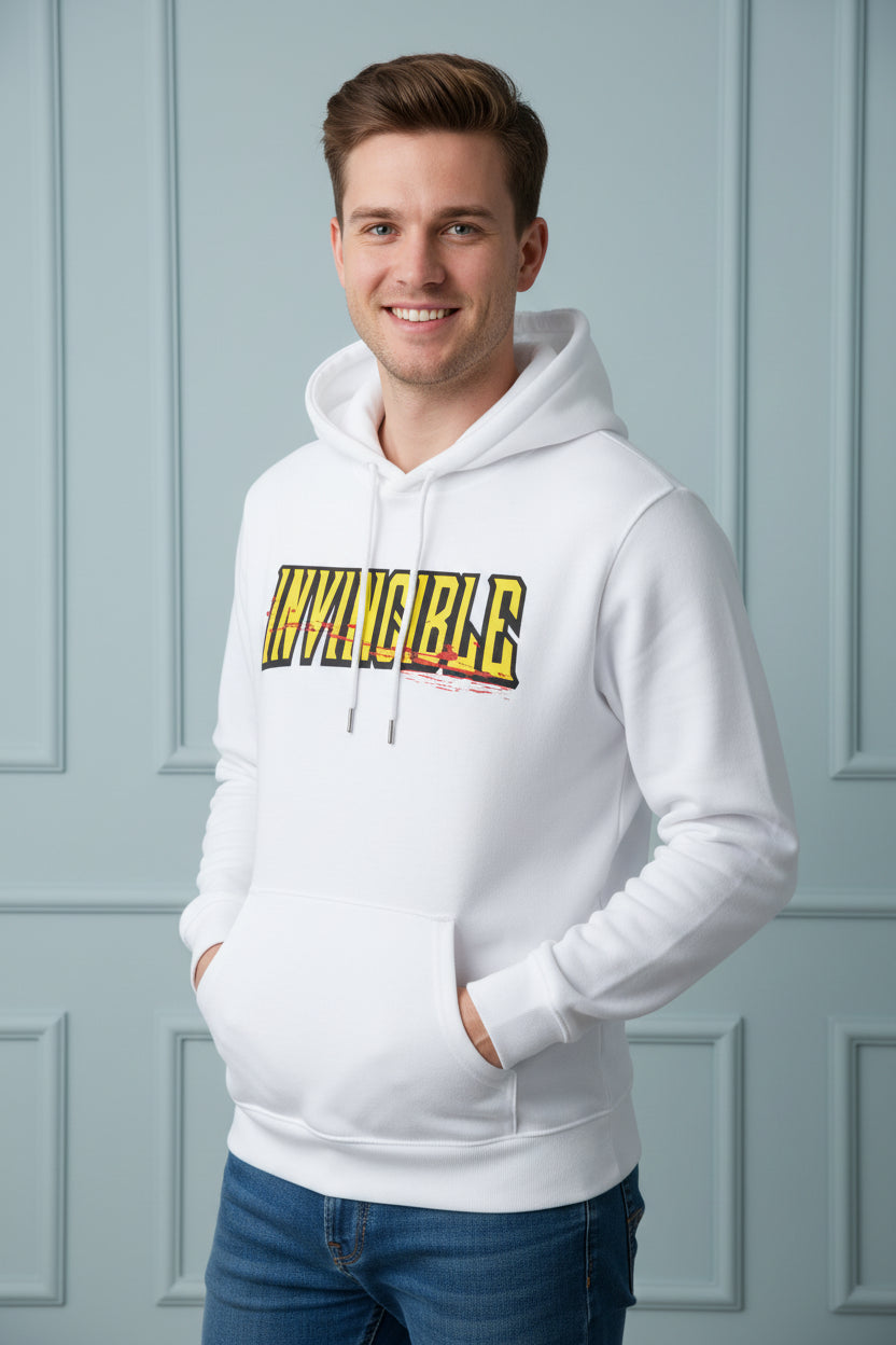 Invincible Mark Superhero Printed Hoodie