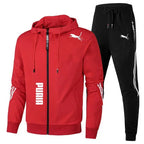 Men Hoodie Joggers Tracksuit Set