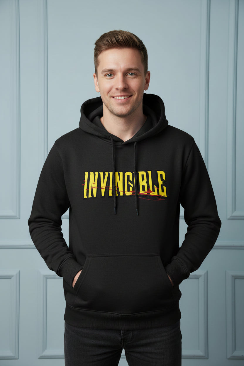 Invincible Mark Superhero Printed Hoodie