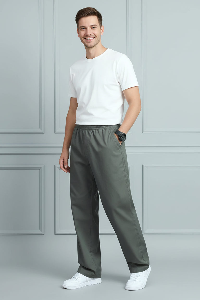 Men Loose Fit Cotton Joggers
