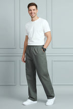 Men Loose Fit Cotton Joggers