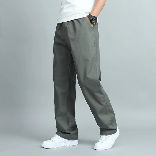 Men Loose Fit Cotton Joggers