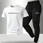 Men Paris Print Tracksuit