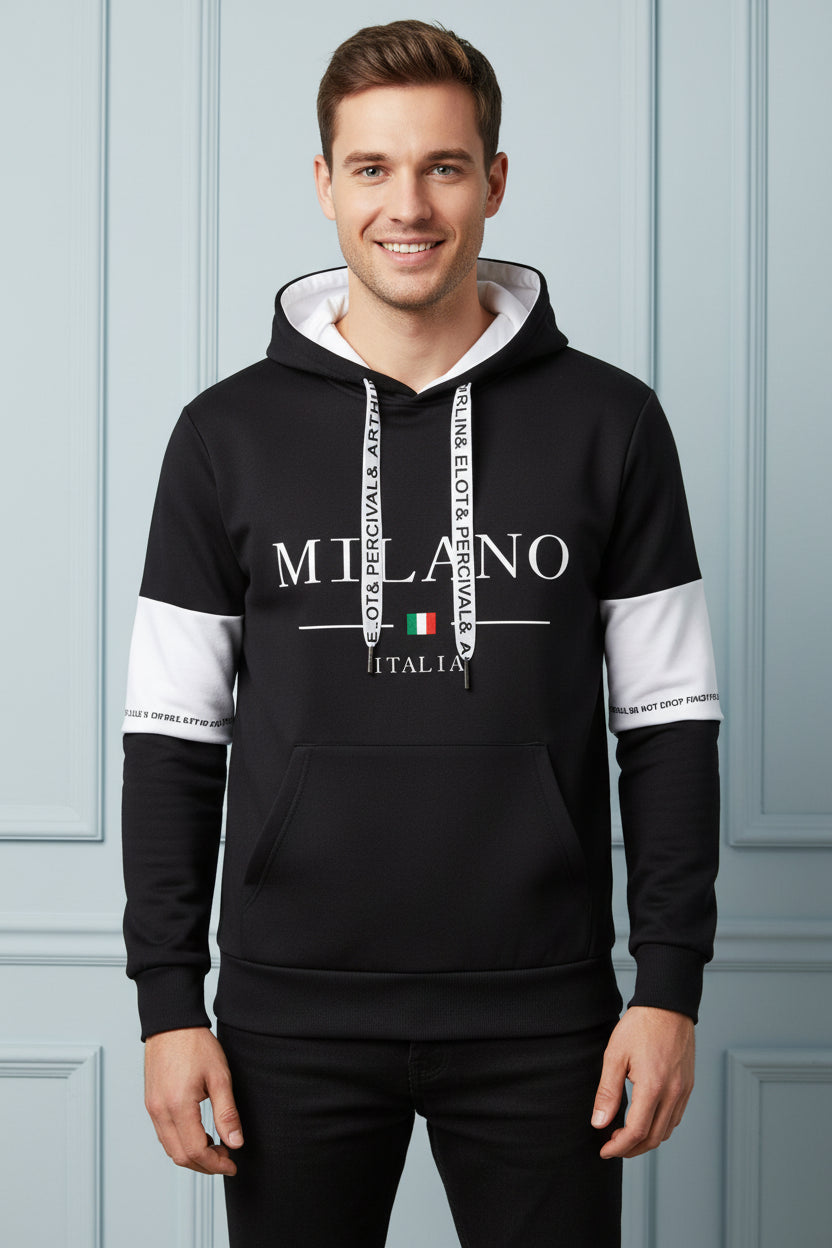 Men Casual Print Sweatshirts Hoodie