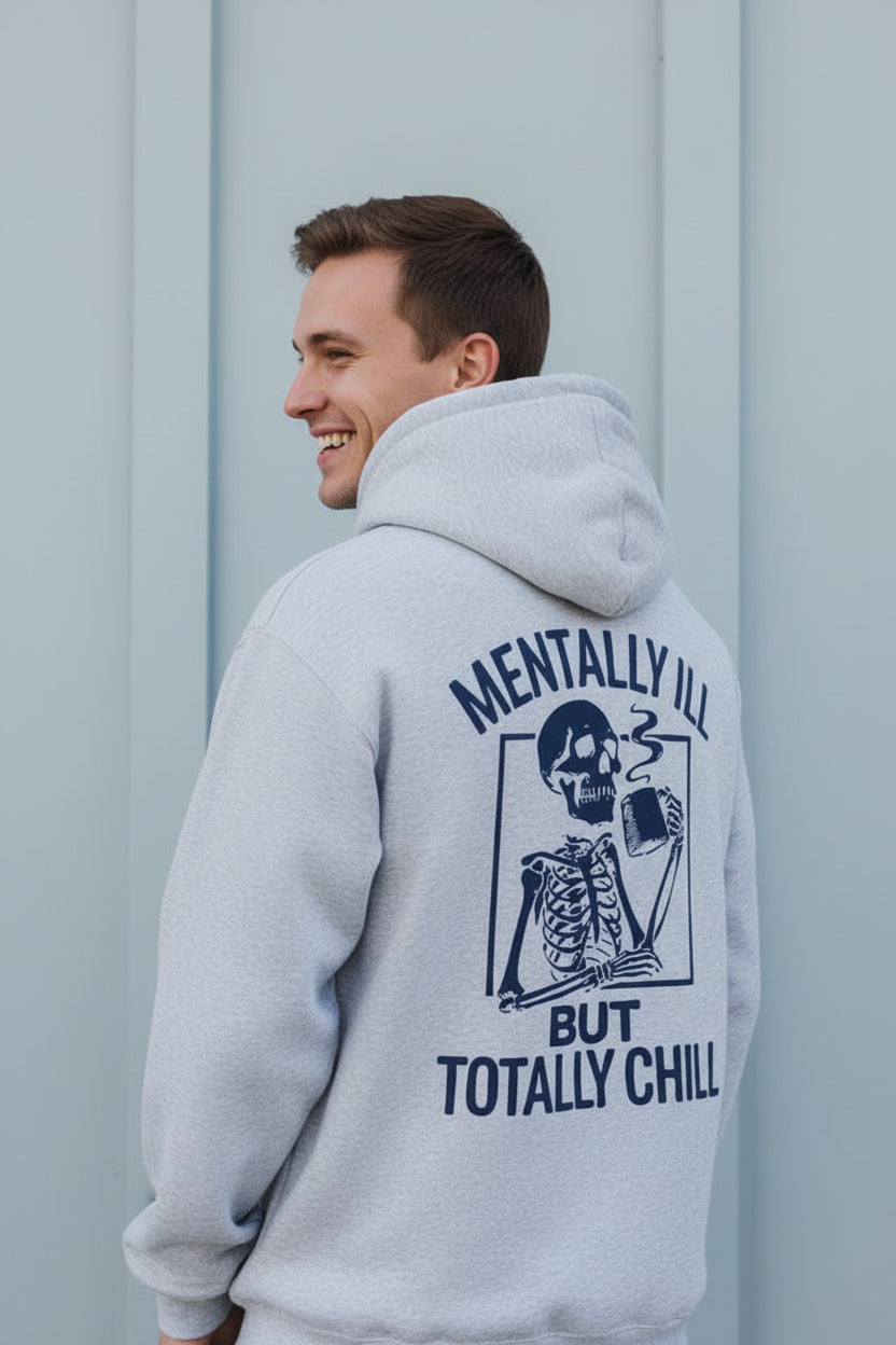 Men Lightweight Loose Pullover Hoodie