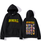 Invincible Mark Superhero Printed Hoodie