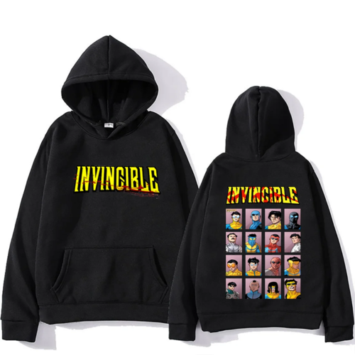 Invincible Mark Superhero Printed Hoodie