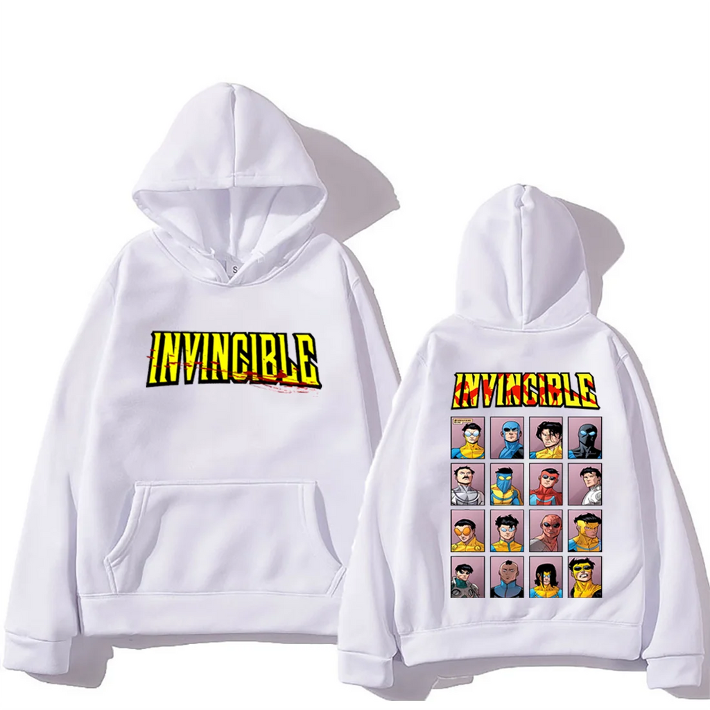 Invincible Mark Superhero Printed Hoodie
