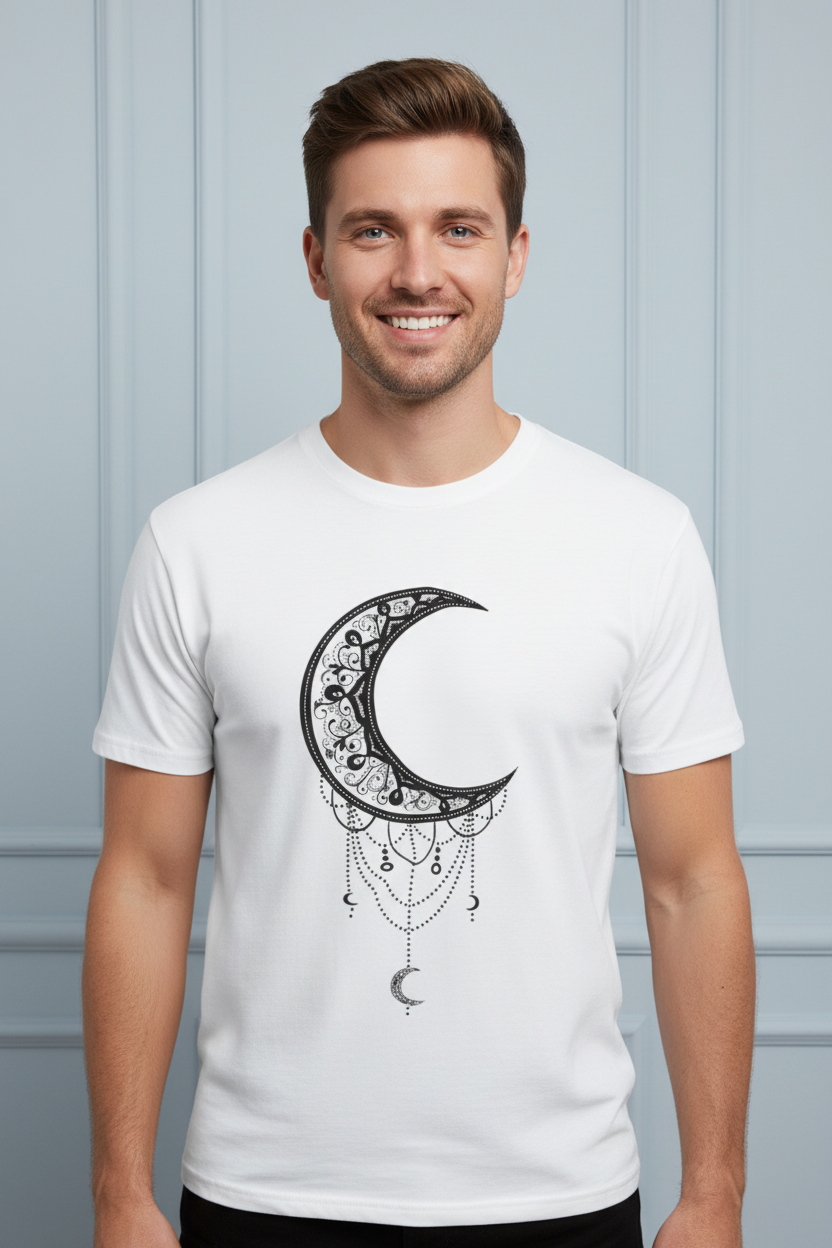 Illustrated moon t-shirt