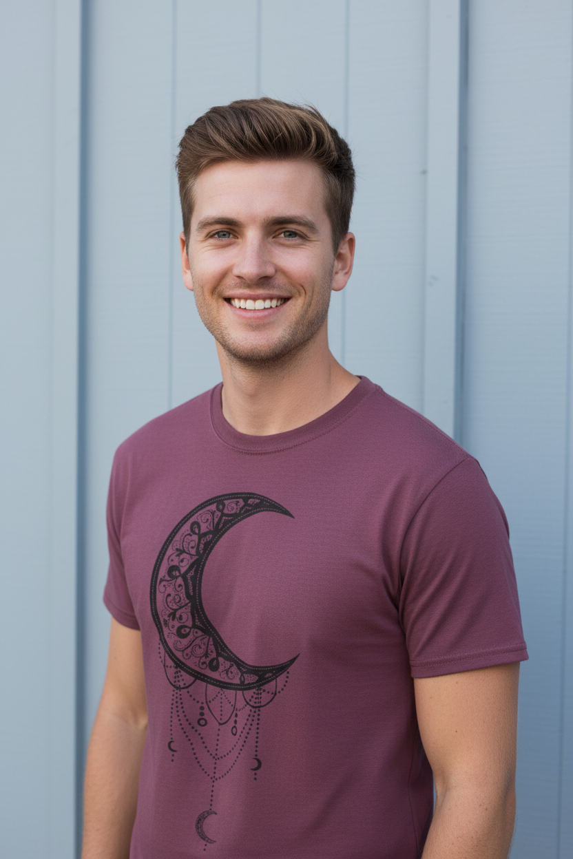 Illustrated moon t-shirt