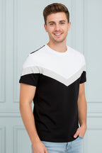 Chevron Colorblock T-shirt Men