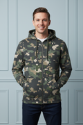 Camofludge 8 UNISEX ZIP HOODIE