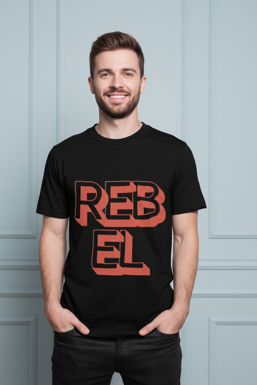 Men Rebel Printed T-shirt
