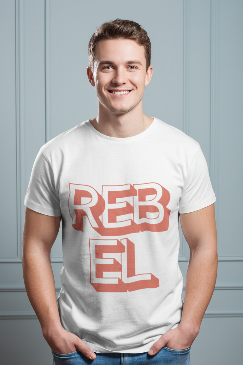 Men Rebel Printed T-shirt