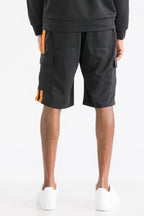 TWO STRIPE CARGO POCKET TRACK SHORTS SP300
