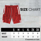 TWO STRIPE CARGO POCKET TRACK SHORTS SP300