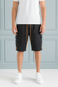 Two Stripe Cargo Pocket Shorts