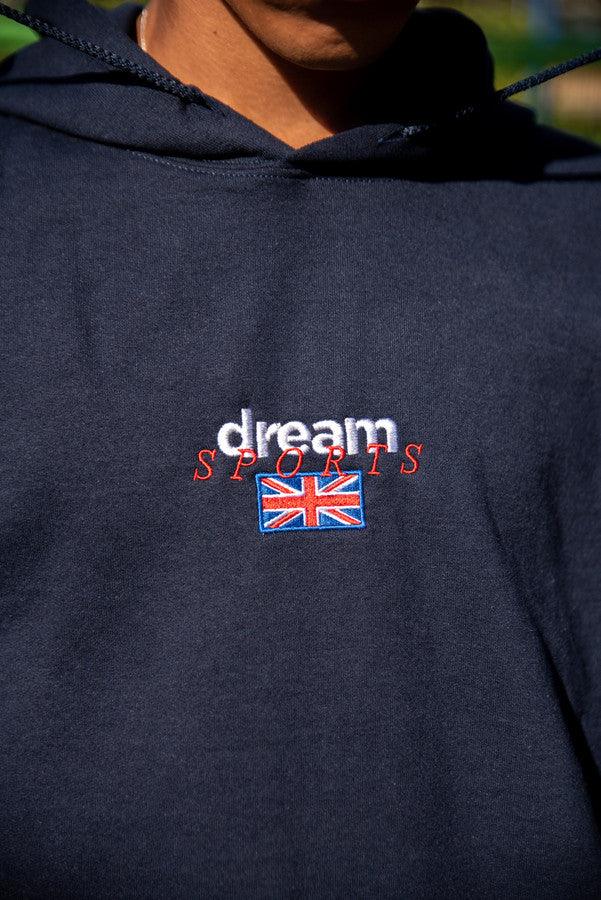 440gsm Hoodie in Navy with Dream Sports Logo Embroidery
