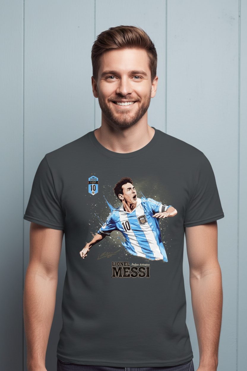 Messi Half Sleeves T-shirt
